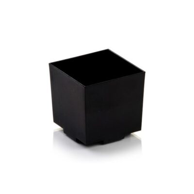 Cubic Cup 70ml Black (Pack of 20)